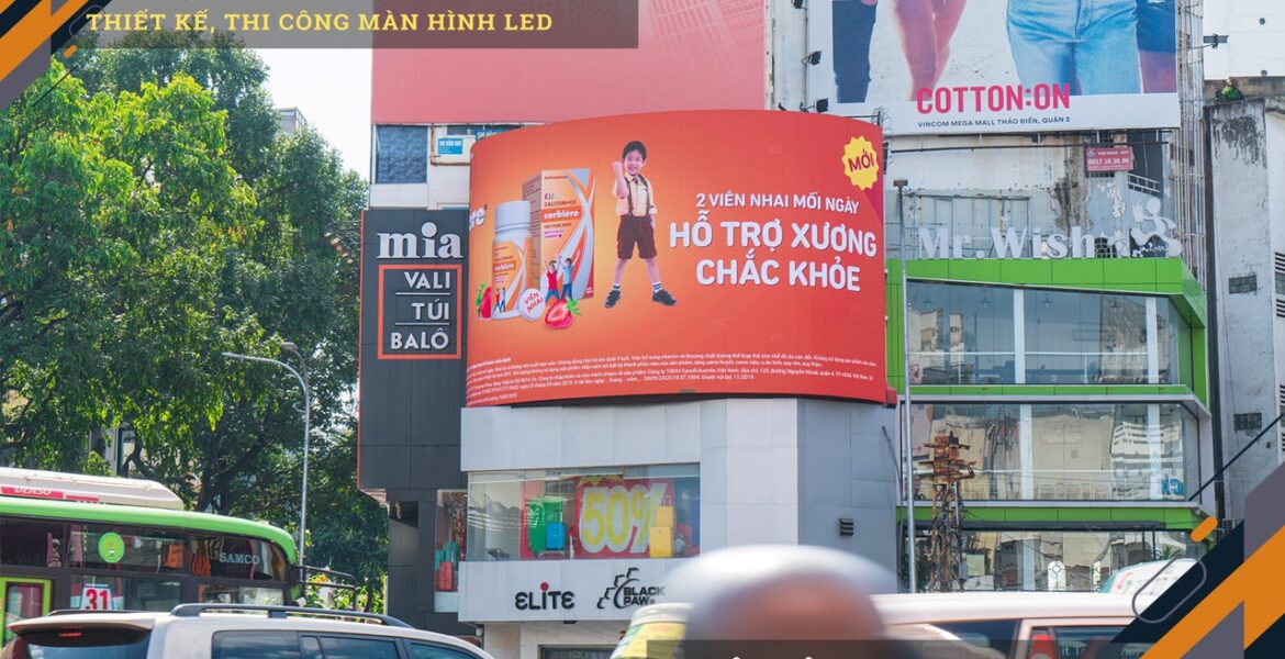 màn hình LED ngoài trời P6 tại Quận 1 TPHCM Lipton