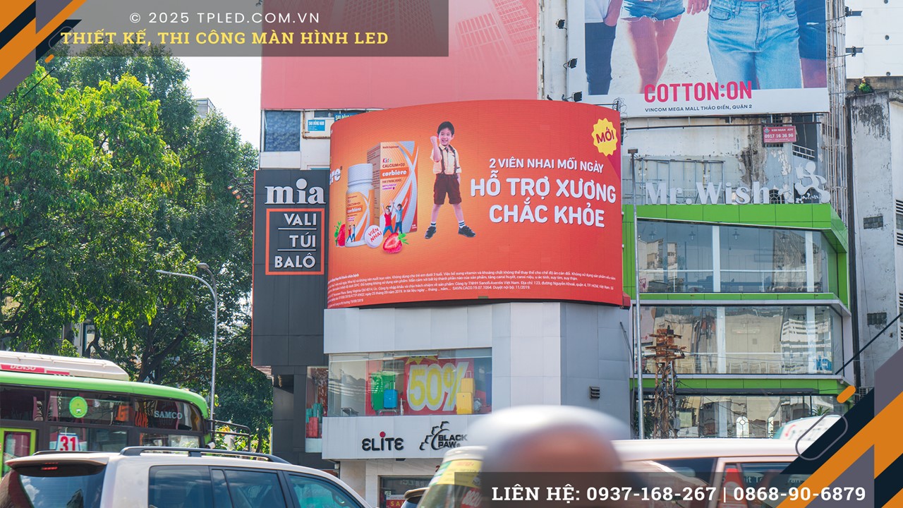 màn hình LED ngoài trời P6 tại Quận 1 TPHCM Lipton