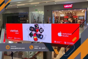 Màn hình LED trong nhà P3 tại Nha Trang cho tòa nhà Viettel