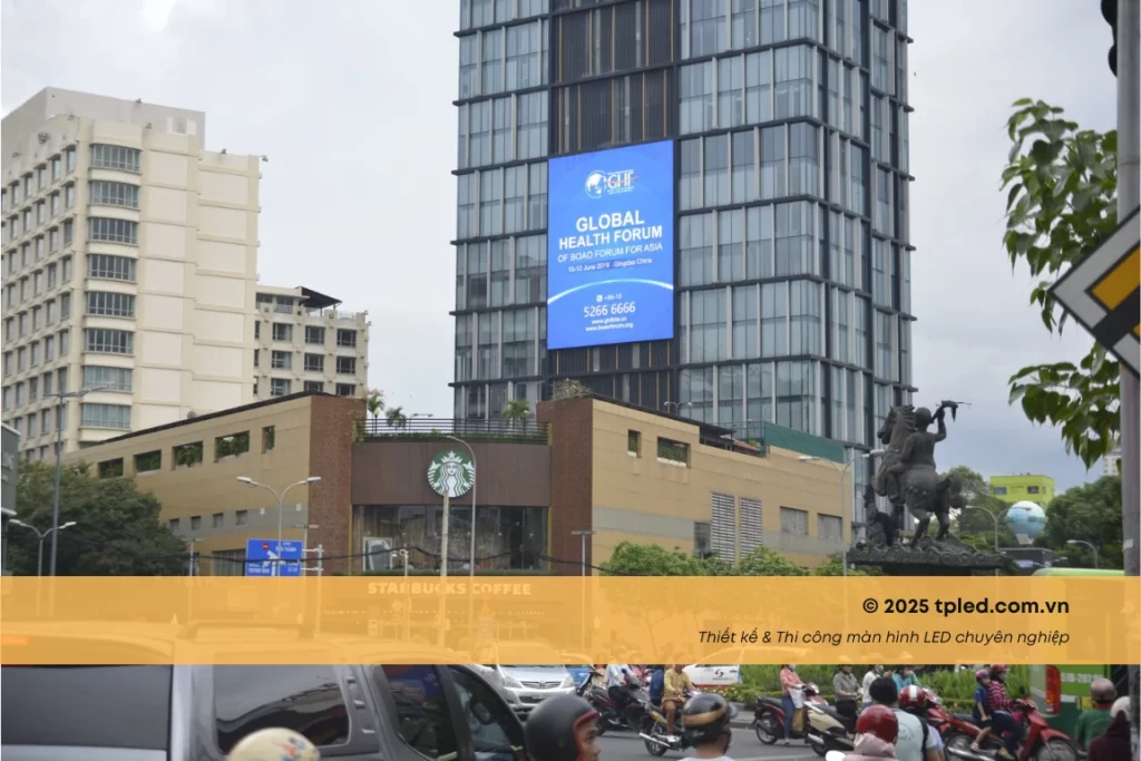 màn hình LED quảng cáo trung tâm Sài Gòn