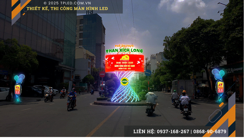 trụ LED Phan Xích Long TPLED