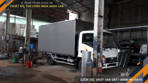 Xe LED 3 mặt chạy roadshow diện tích 40m2 thi công bởi TPLED®.